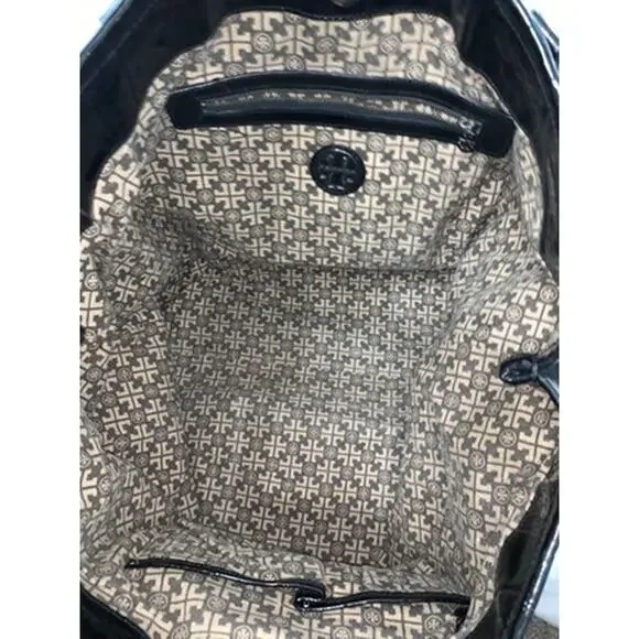Tory Burch‎ Women's Black Nylon Large Tote Bag Casual Fashion